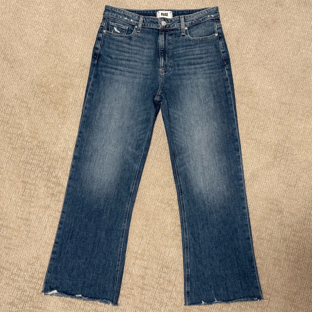 PAIGE Leenah ankle wide leg jeans size 28